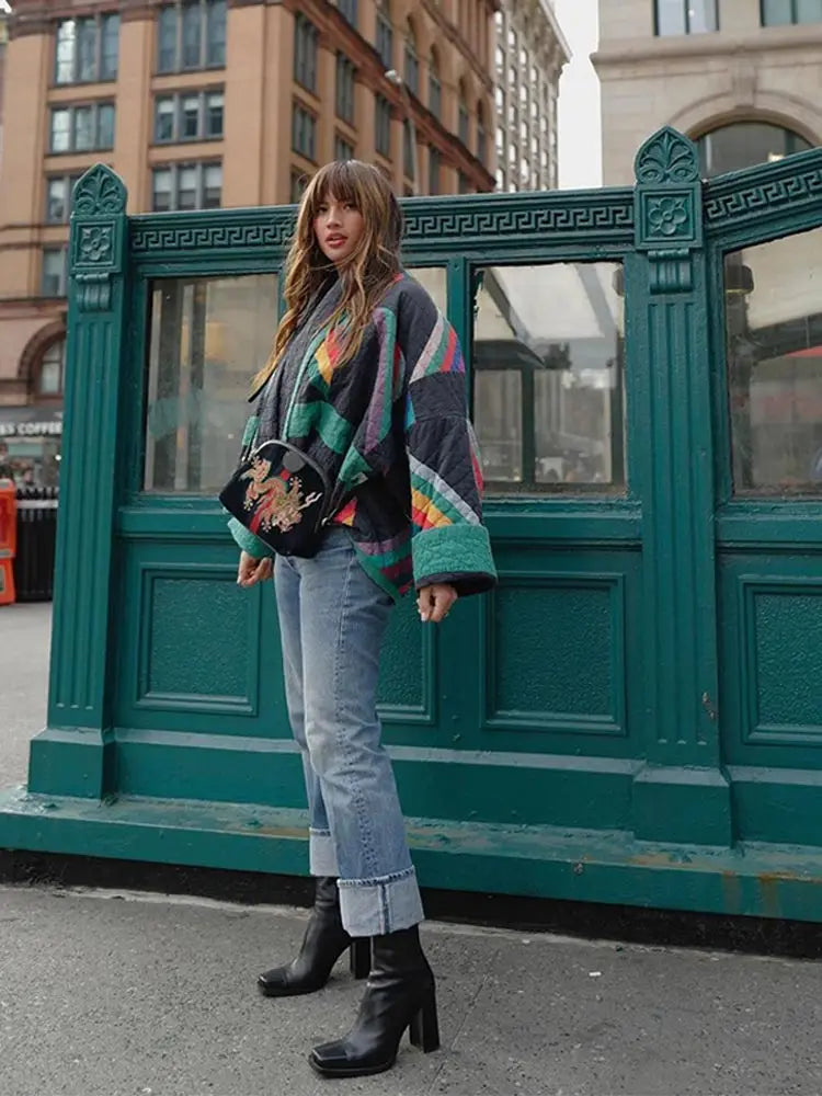 WW | Jacket - Stylish Vintage Boho Jacket for Women with Unique Prints