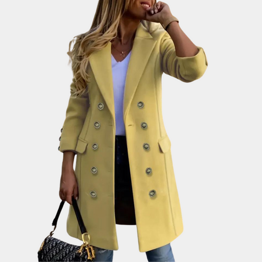 WW | Zeitlose Doppelreihige Jacke Für Frauen