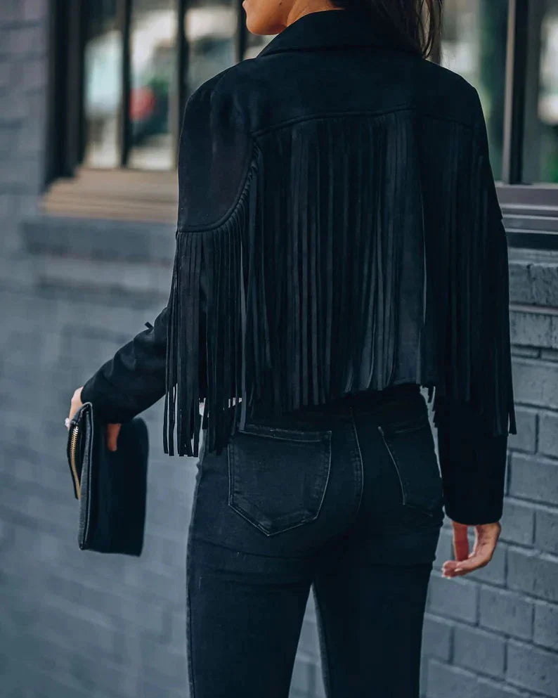 WW | Fransenjacke Geben Sie Ihrem Outfit mit Dieser Trendigen Fransenjacke Das Gewisse Etwas.