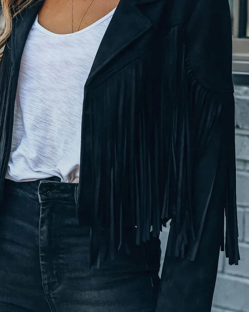 WW | Fransenjacke Geben Sie Ihrem Outfit mit Dieser Trendigen Fransenjacke Das Gewisse Etwas.