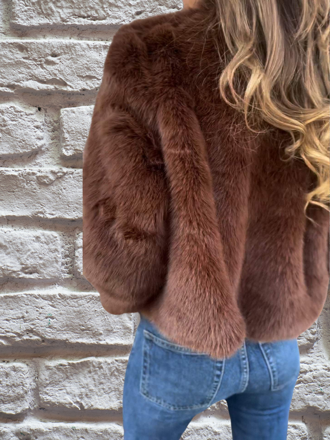 WW | Soft and Warm Faux Fur Jacket