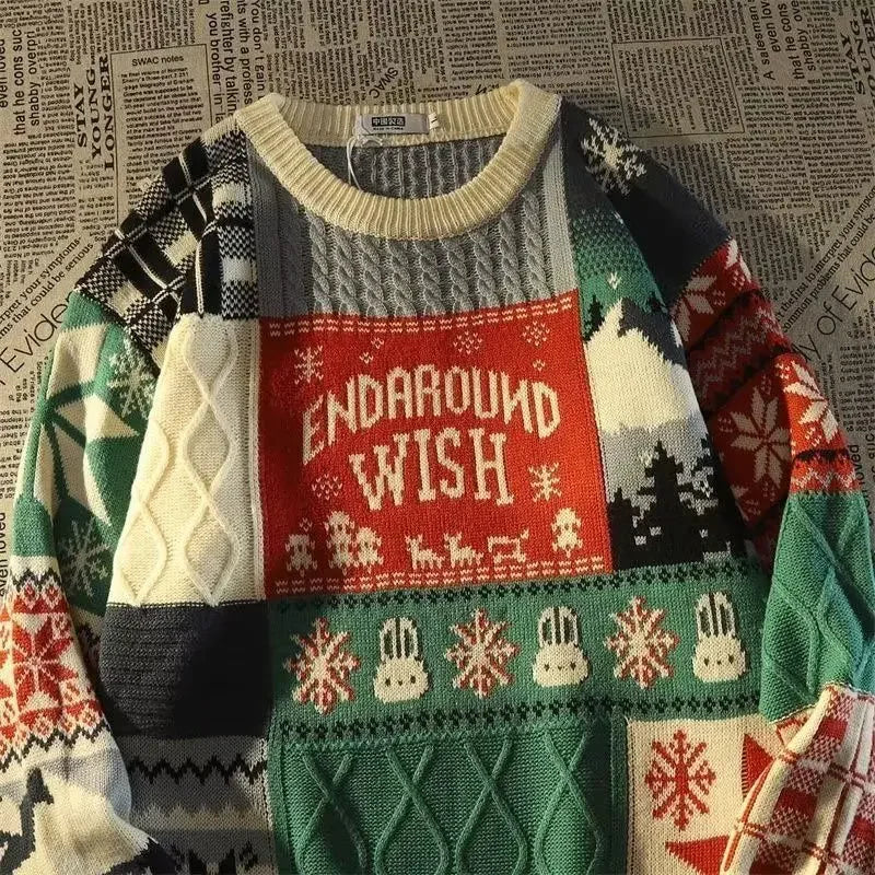 WW | Festival Weihnachts-Pullover mit langen Ärmeln - warmer & stylischer Pullover für Männer und Frauen