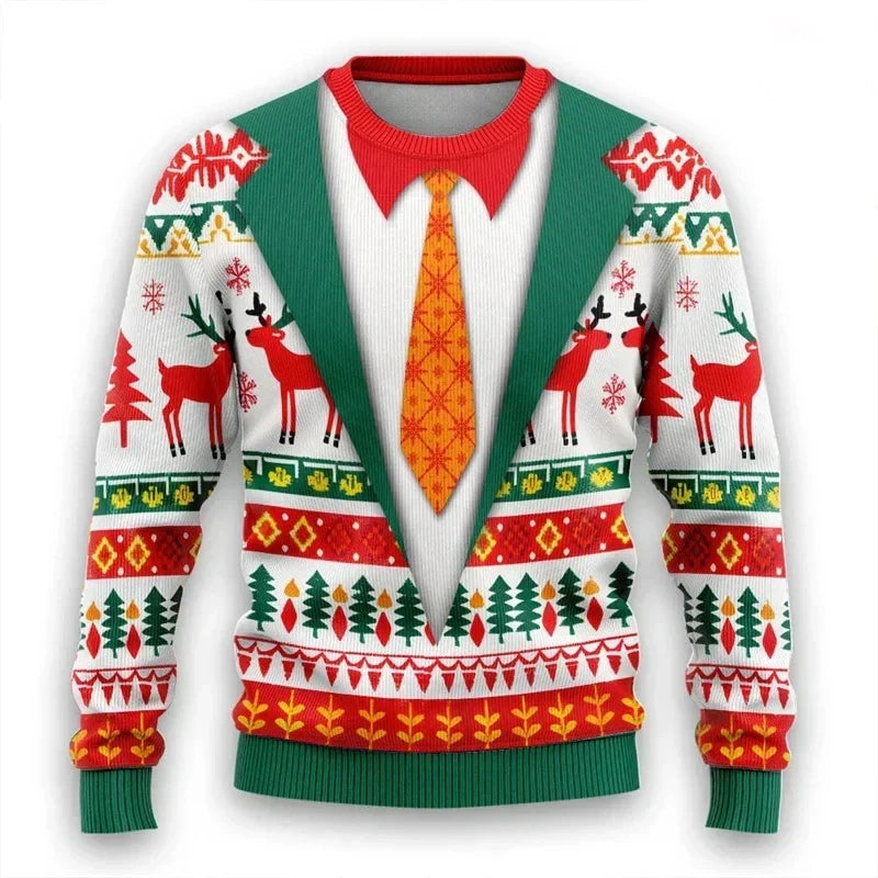 WW | 3D Weihnachts Pullover - Warmer & Trendy Pullover für die Feiertage