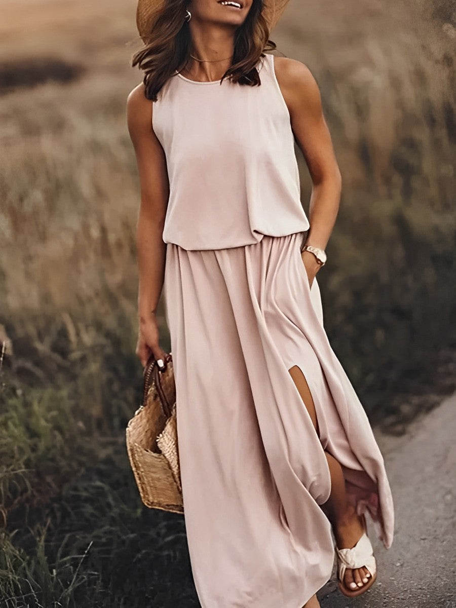 WW | Elegant interplay of colors dress