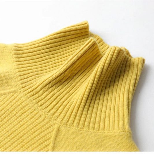 WW | Damen Rollkragenpullover - Baumwolle Herbst/Winter Pullover