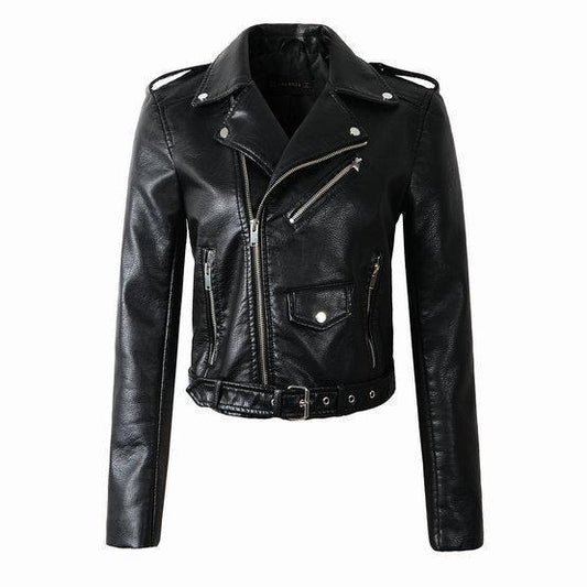 WW | Klassische Bikerjacke mit Reißverschluss