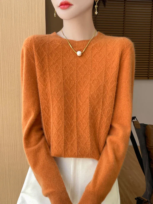 WW | Klassischer Merino-Wollpullover für Frauen
