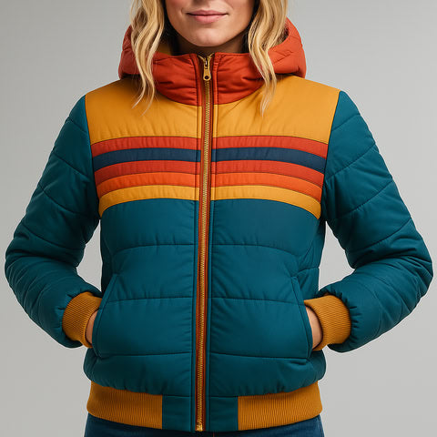 WW | Women's Retro Rain Jacket with Hood