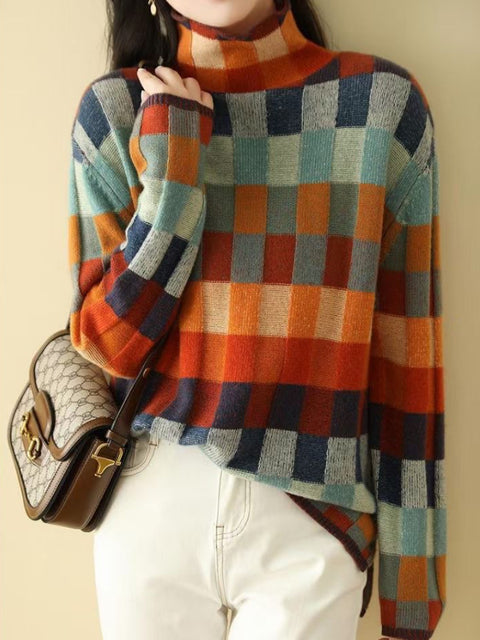 WW | Wool Blend Turtleneck Sweater
