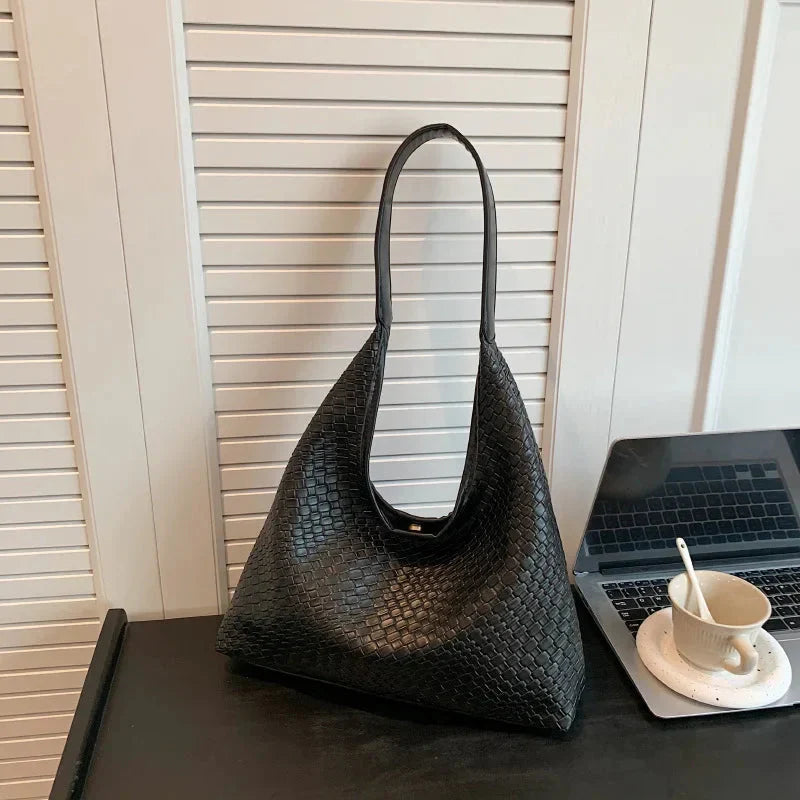 WW | Tasche Vegan Leder Alltag Gewebte Tasche Schultertasche