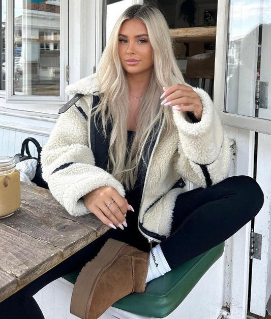 WW | Jacke Aus Kunst Schafsleder