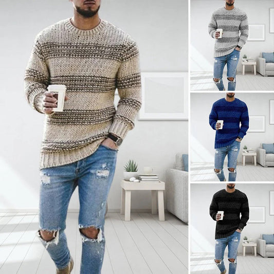 WW | Grobstrickpullover im Norweger-Stil - Modischer Winterpullover für Freizeit & Alltag