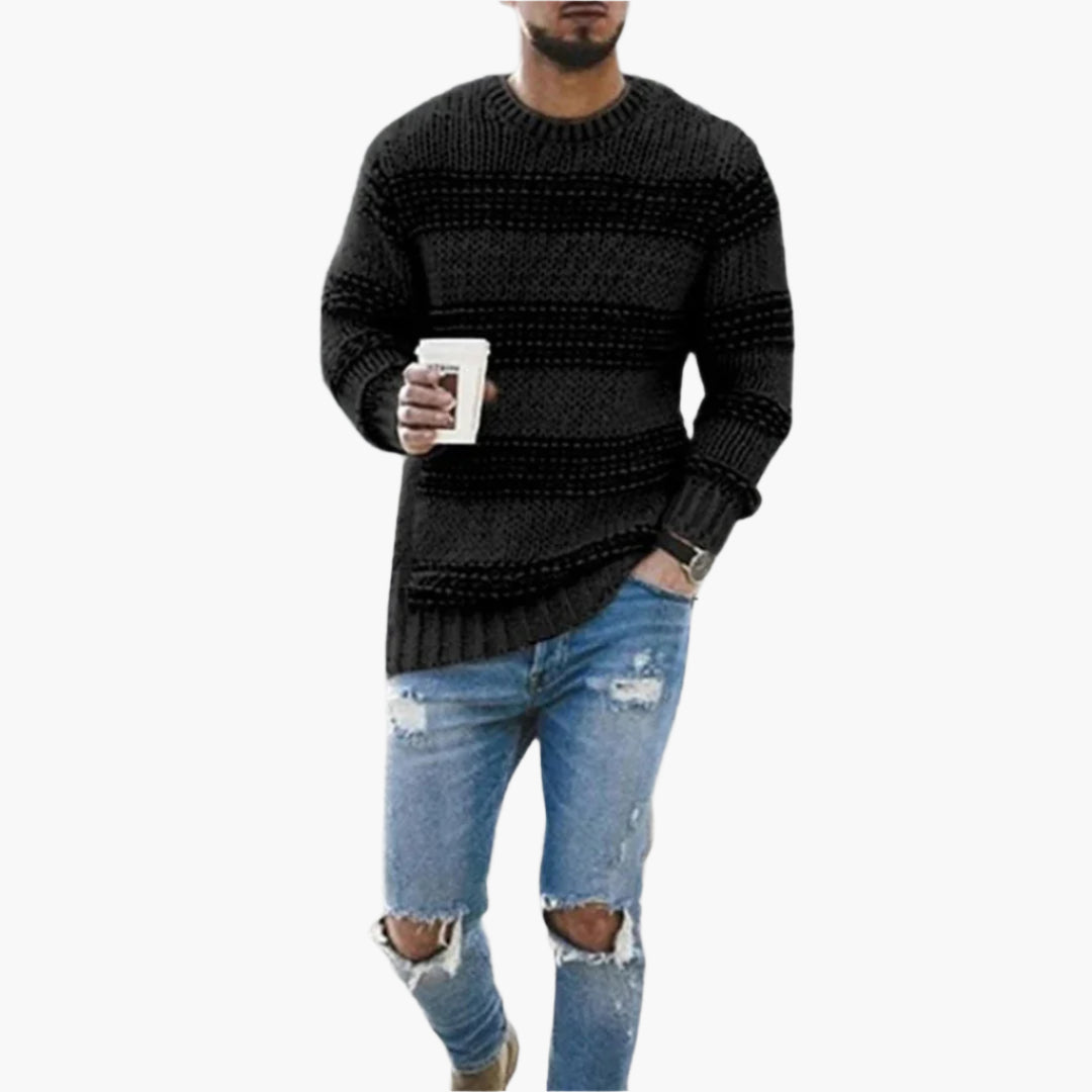 WW | Grobstrickpullover im Norweger-Stil - Modischer Winterpullover für Freizeit & Alltag