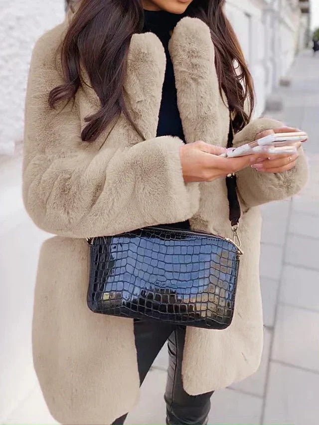 WW | Open-Front Teddy Jacket Autumn