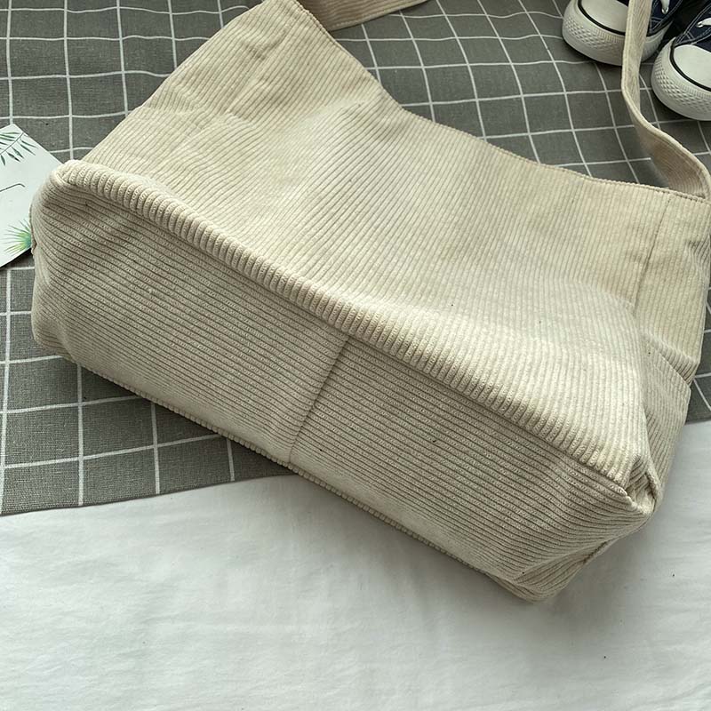 WW | Wide Corduroy Shoulder Bag