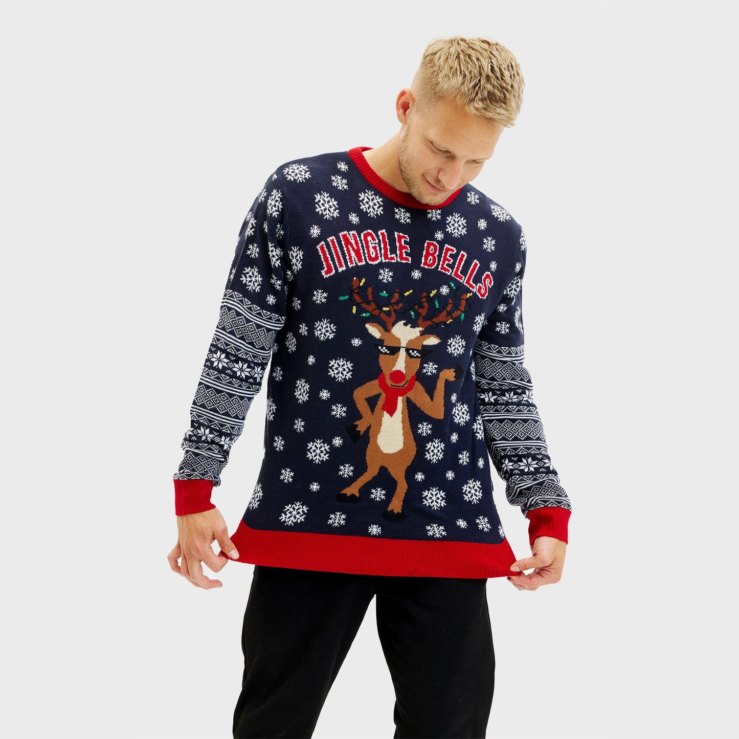 WW | Jingle Bells Weihnachts-Pullover - Herren