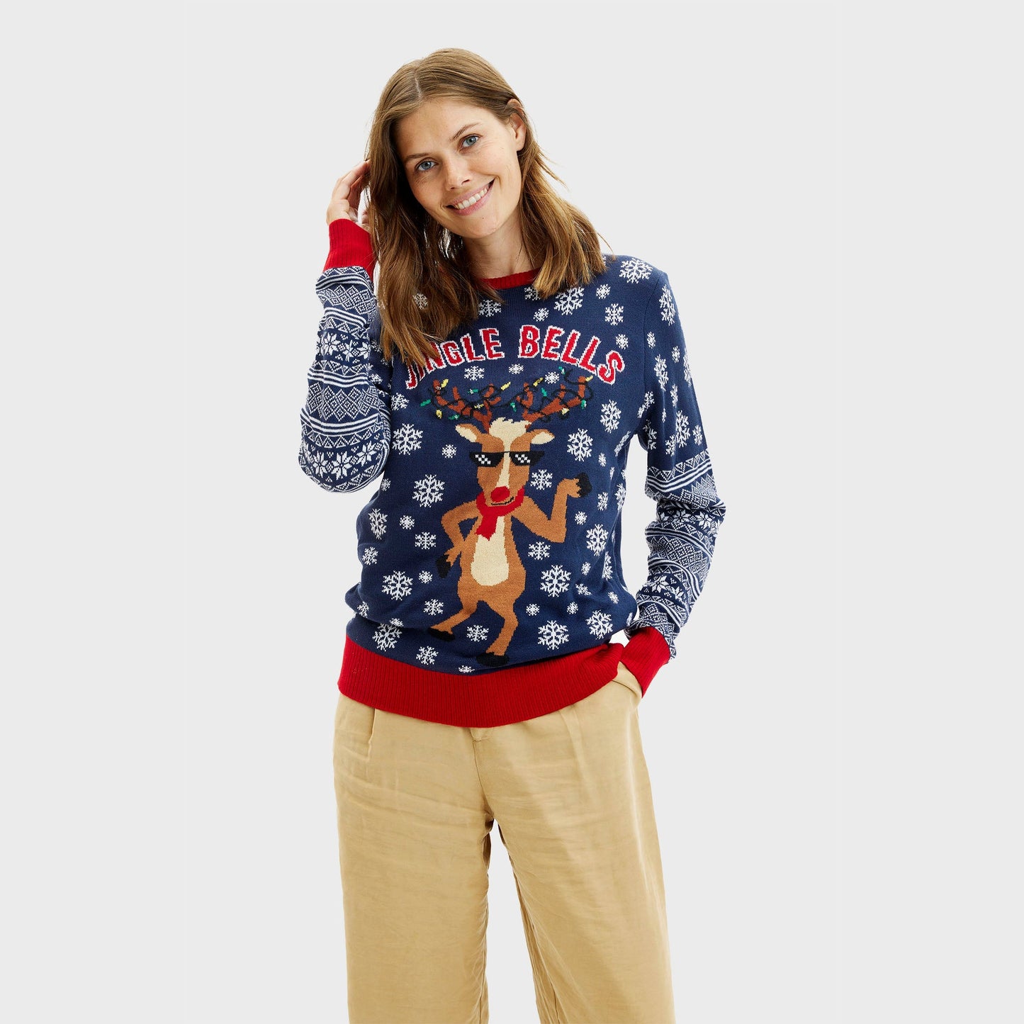 WW | Jingle Bells Weihnachts-Pullover - Damen