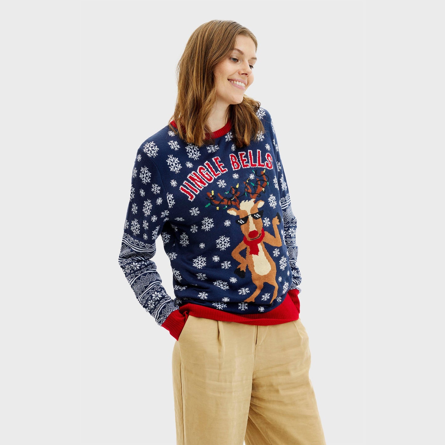 WW | Jingle Bells Weihnachts-Pullover - Damen