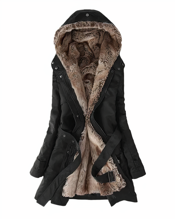 WW | Warm Winter Jacket with Fur Lining for Women