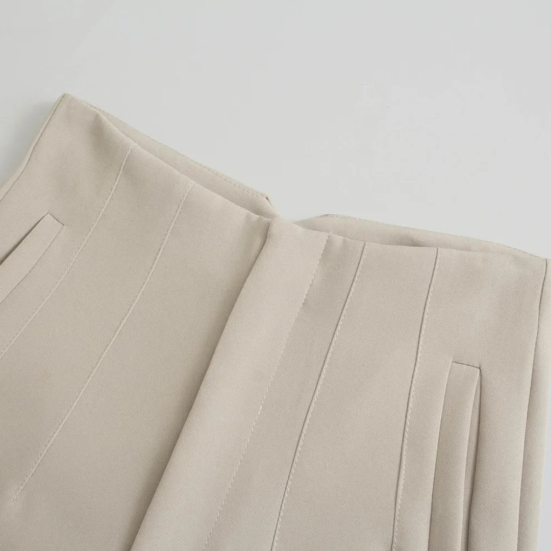 WW | Taillierte Damen Hose Traf Fashion