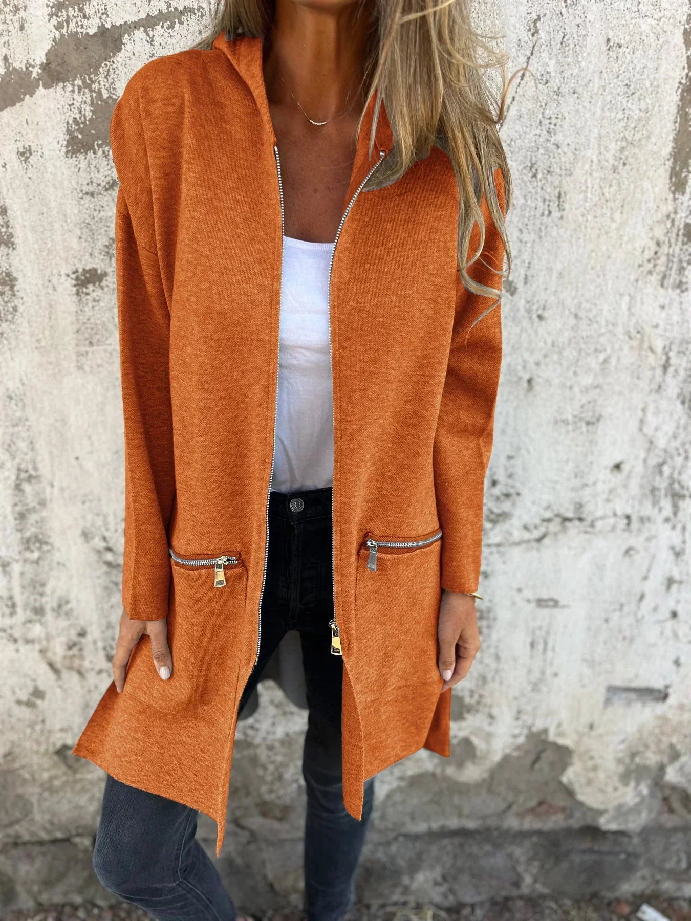 WW | Loose-fitting casual jacket with zip
