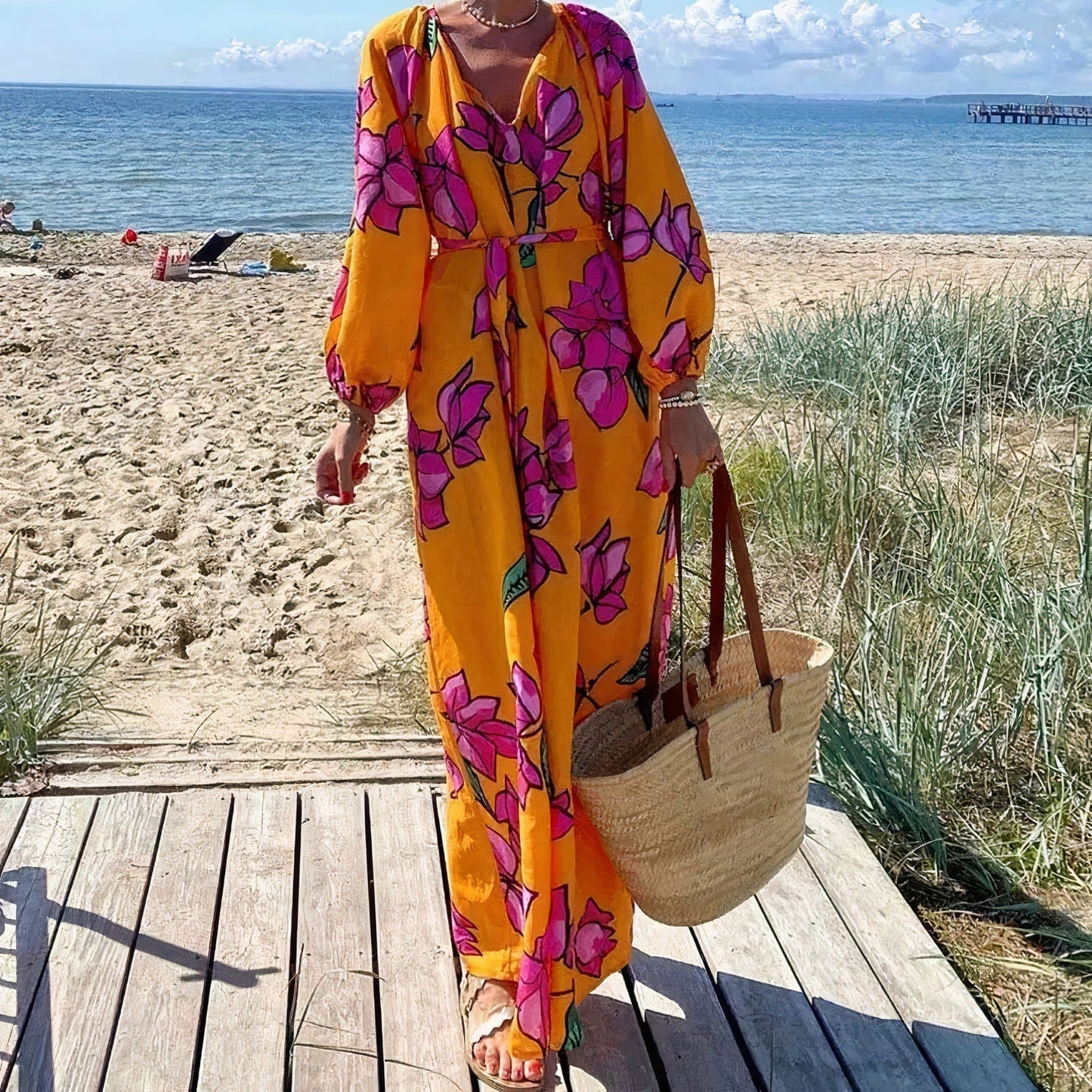 WW | Floral Print Maxi Dress