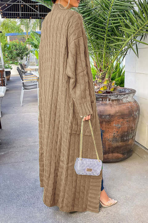 WW | Jacke Offene Front Tasche Strickjacke Jacken für Damen
