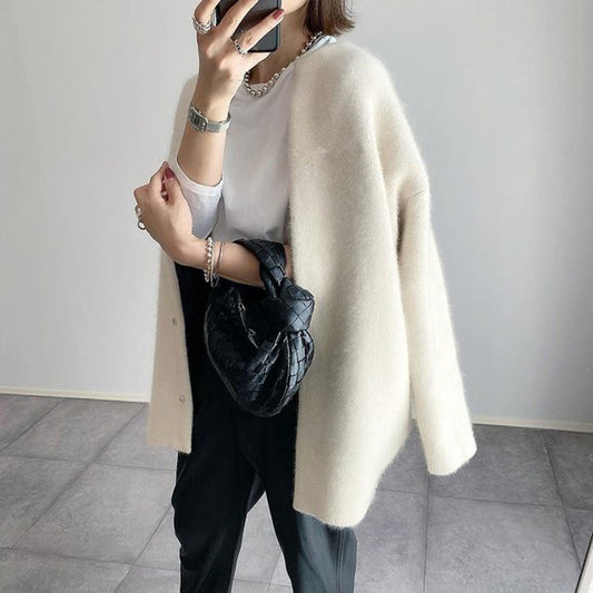 WW | Plus Size Vest Button-Up Wool Clothing Wool Vest Women's Apparel