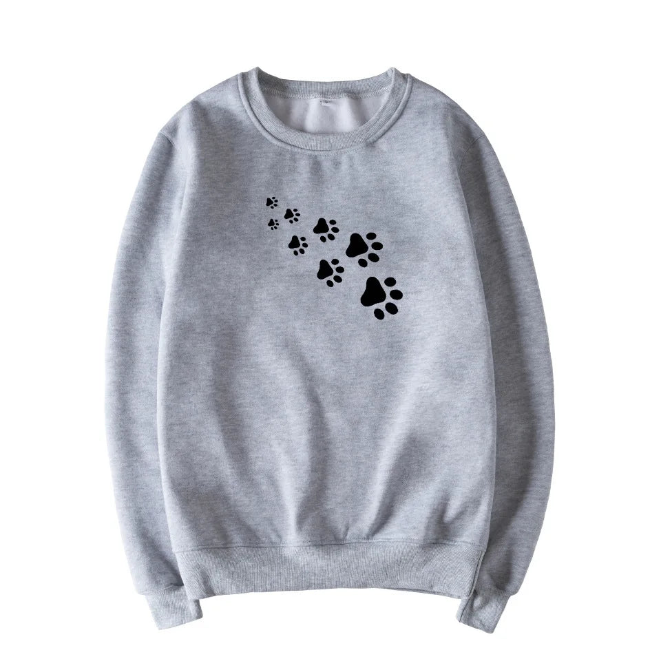 WW | Women's Fleece Jumper with Bear Paw Print