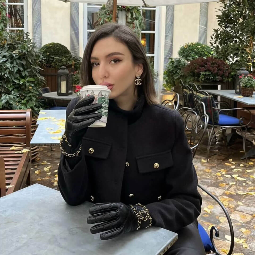 WW | Damen Elegante Bomberjacke mit Knopfverschluss und Brusttaschen