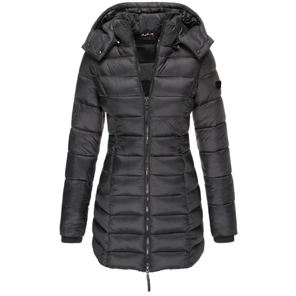 WW | Pufferjacke Kapuze Zip up Daunenjacke Winterjacken und Jacken für Damen