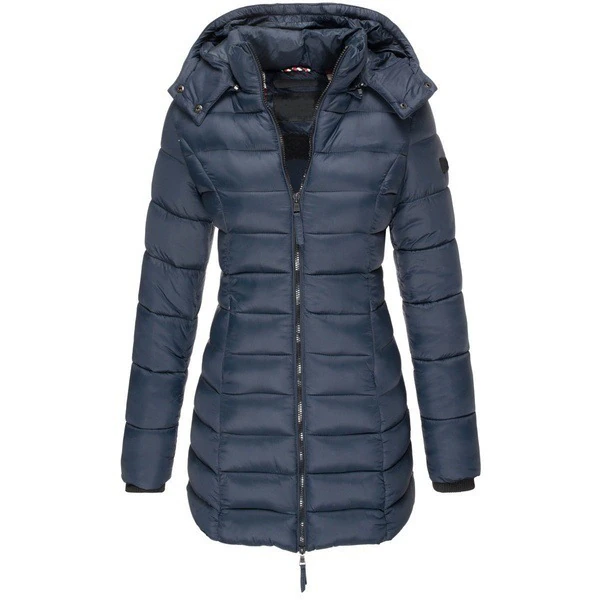 WW | Pufferjacke Kapuze Zip up Daunenjacke Winterjacken und Jacken für Damen