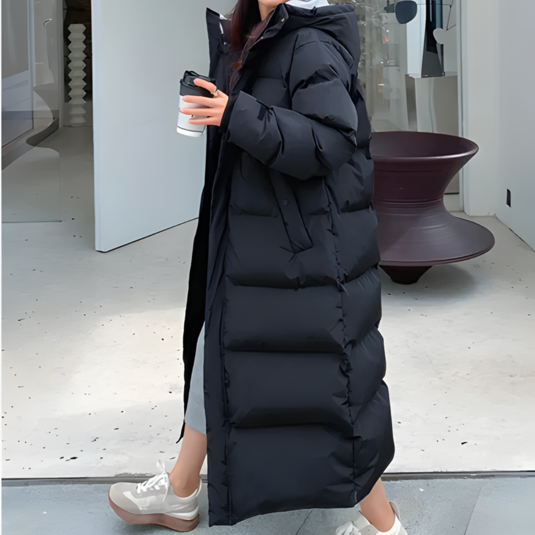 WW | Pufferjacke Warm Kapuze Daunenjacke Gekleidete Jacke Damen