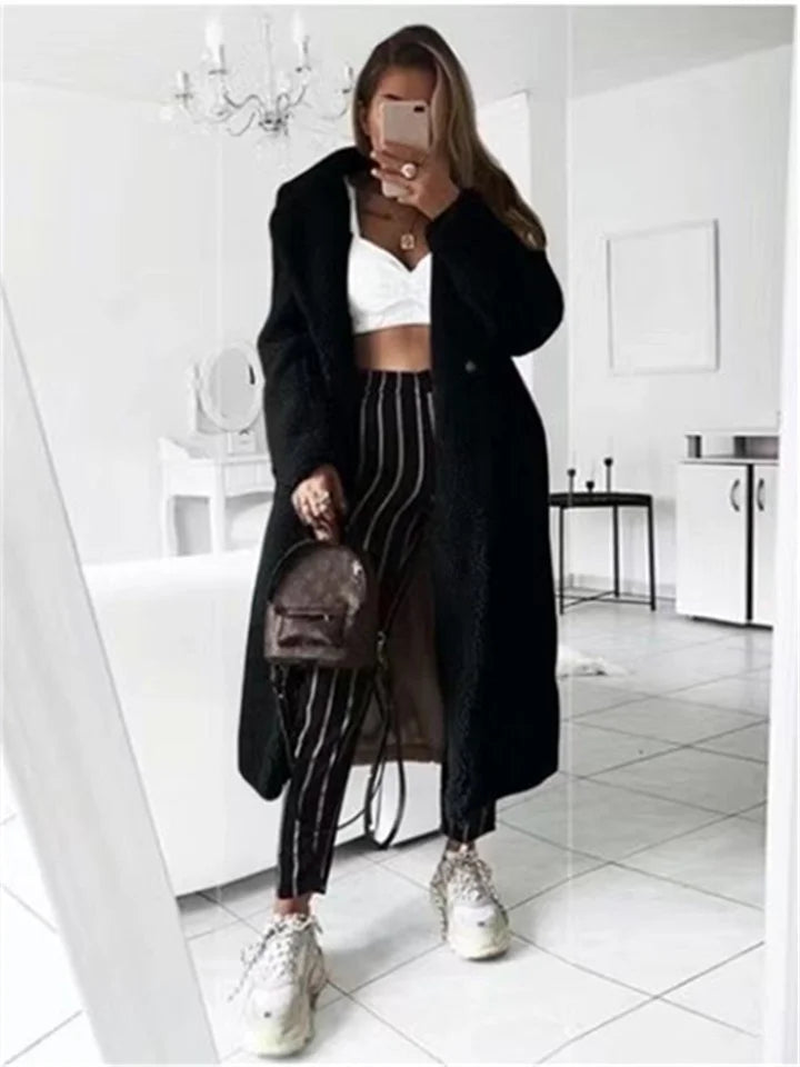 WW | Teddy Mantel Frauen Teddy Fleece Winterjacke