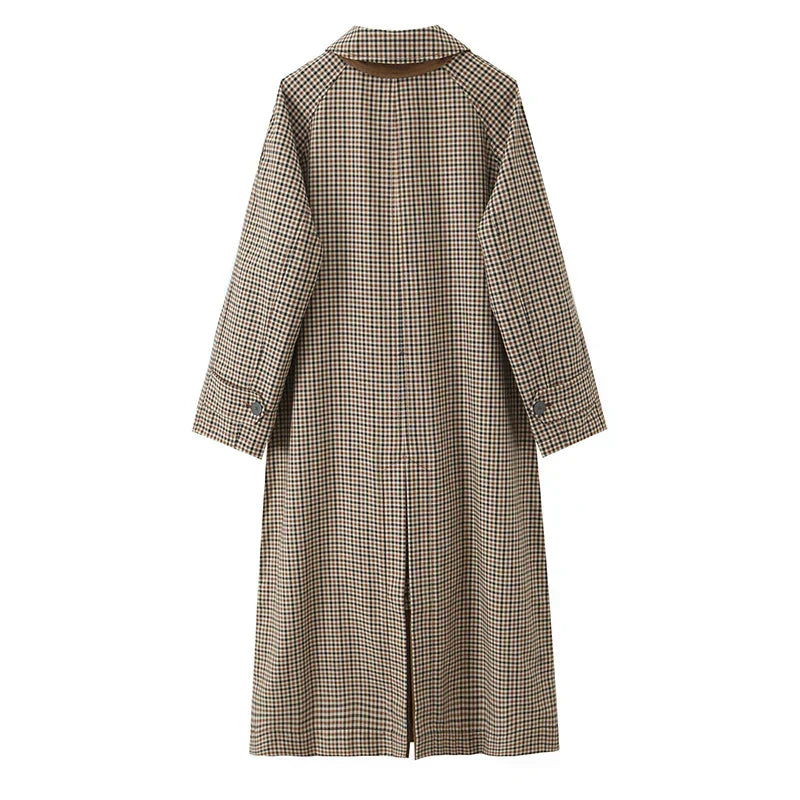WW | Trenchcoat Damen Einreiher Übergröße Trenchcoat