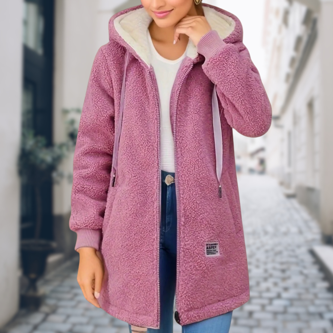 WW | Elegant and Comfortable Long Fleece Jacket