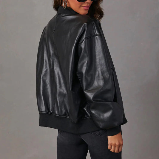 WW | Casual Plus Size Bomber Jacket