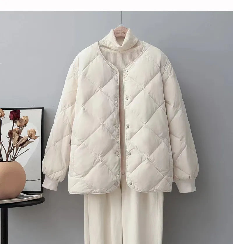 WW | Elegant Quilted Jacket for Transitional Seasons