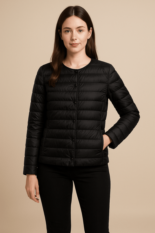 WW | Steppjacke mit Rundhalsausschnitt