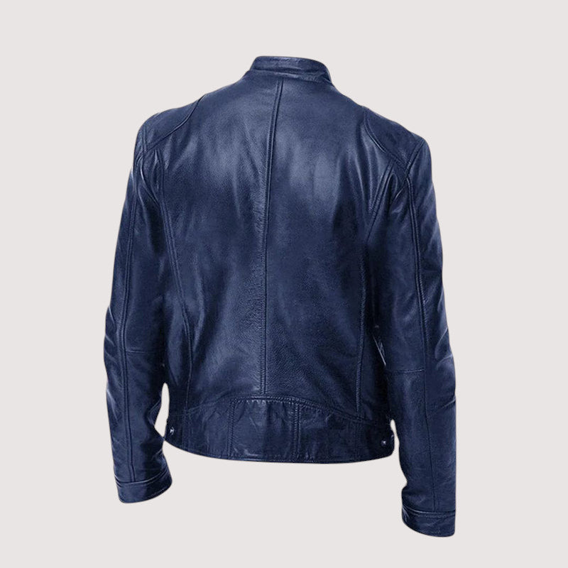 WW | Regular Fit Vegan Leather Biker Jacket
