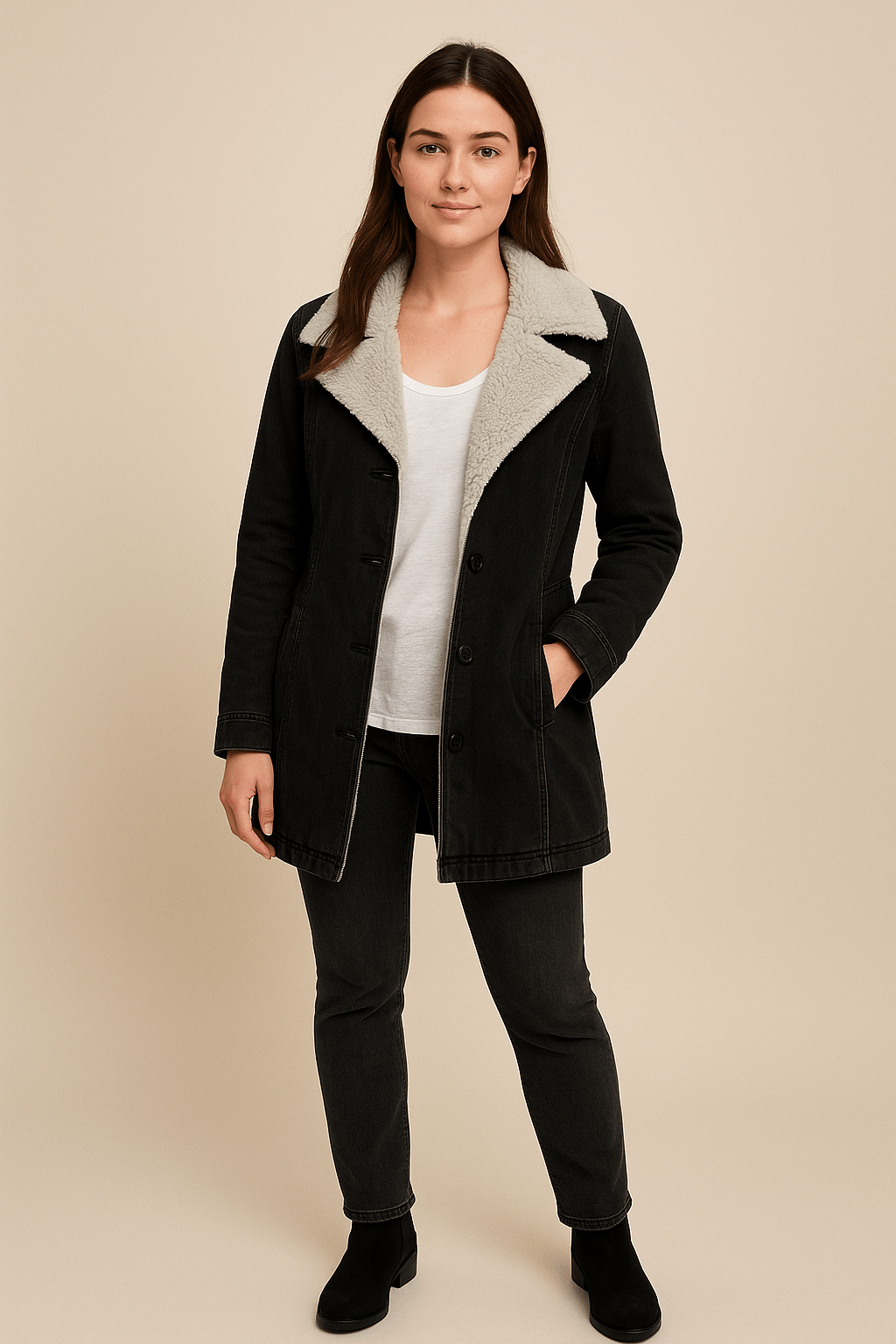 WW | Elegant long winter coat