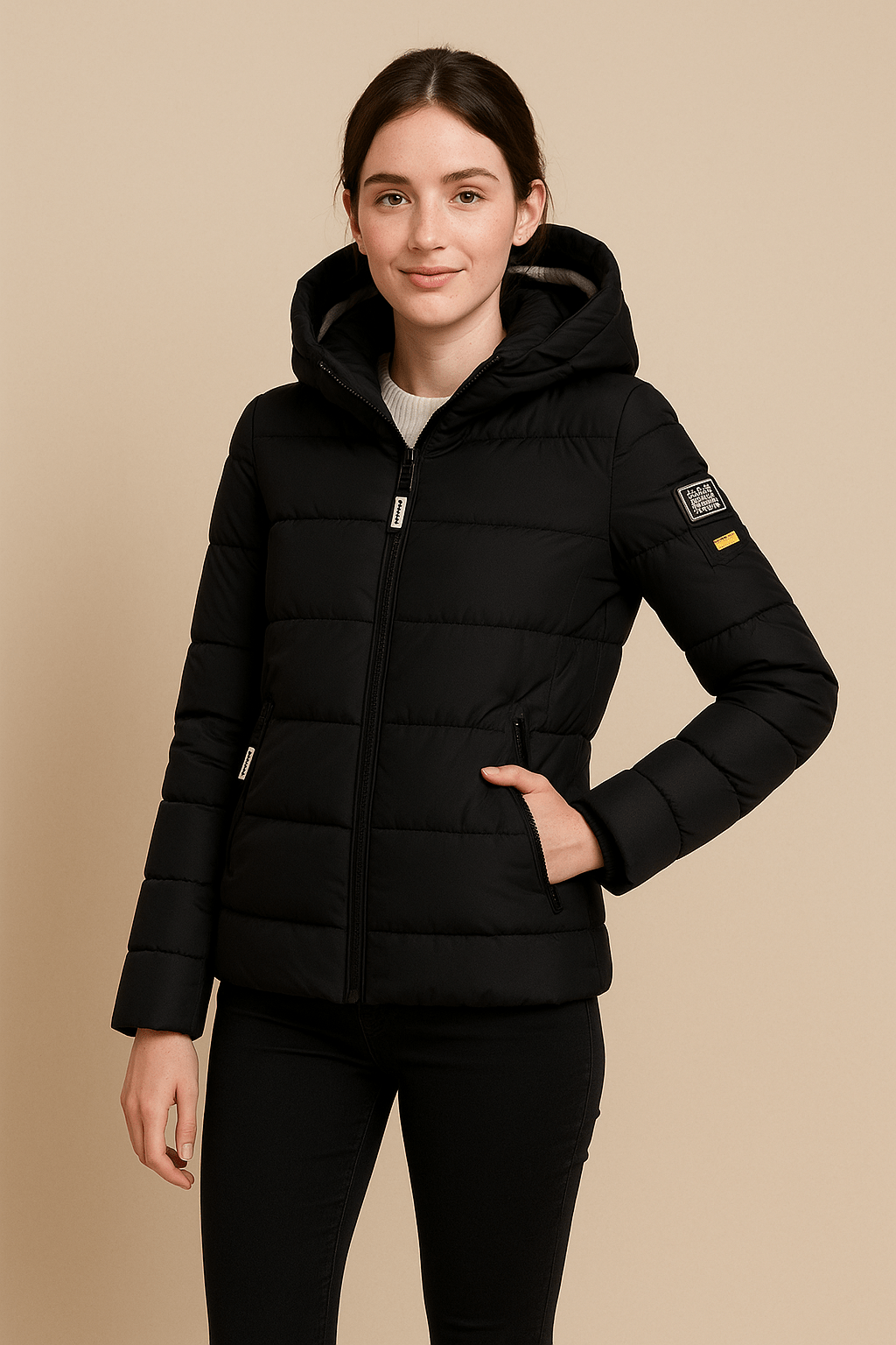 WW | Stylish long quilted winter coat