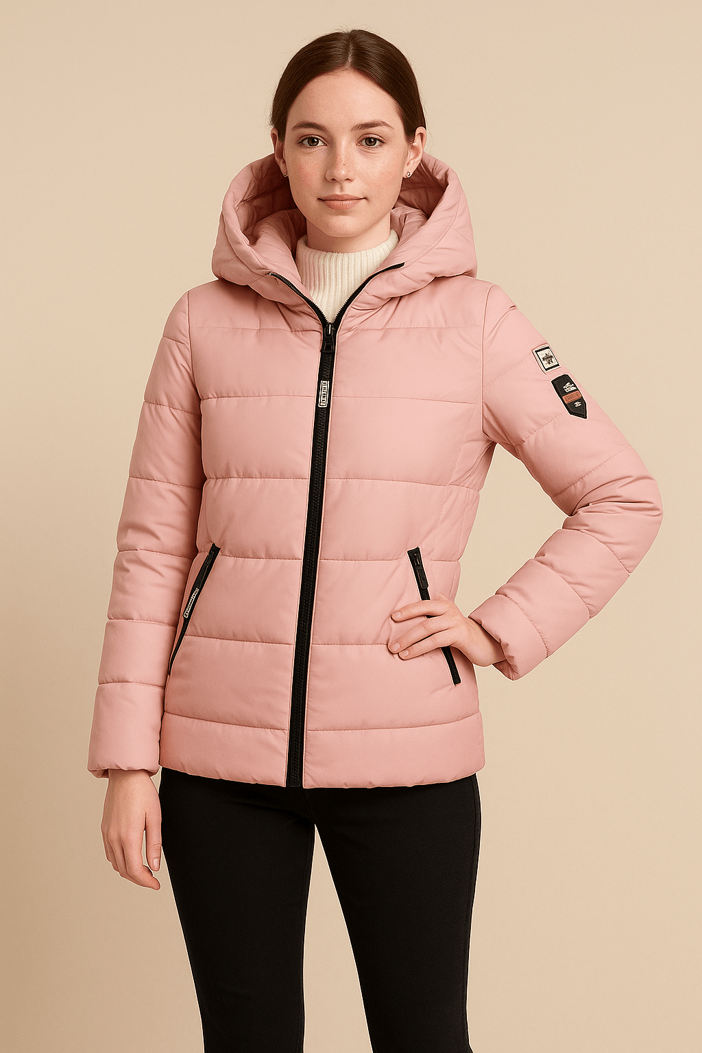 WW | Stylish long quilted winter coat
