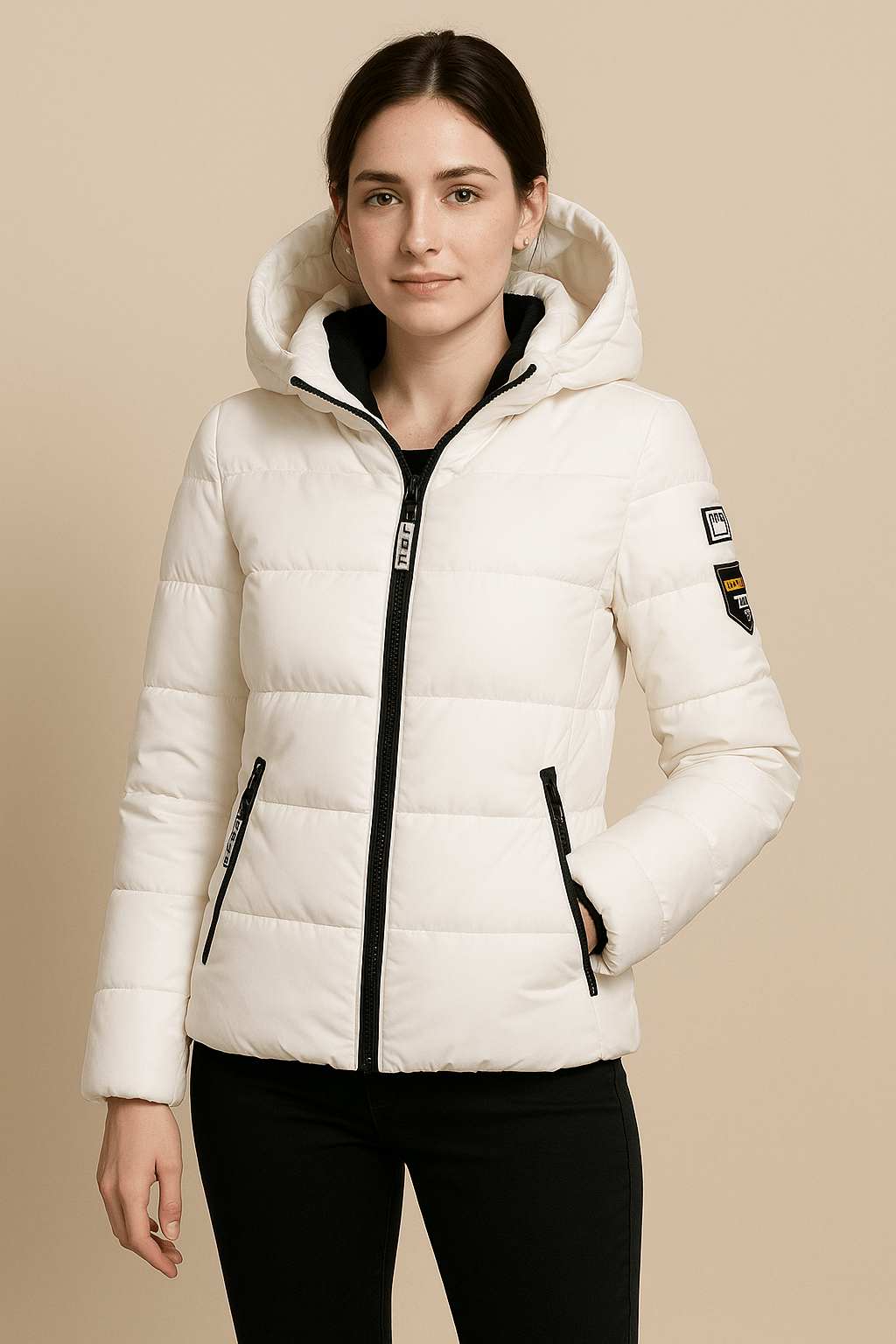 WW | Stylish long quilted winter coat