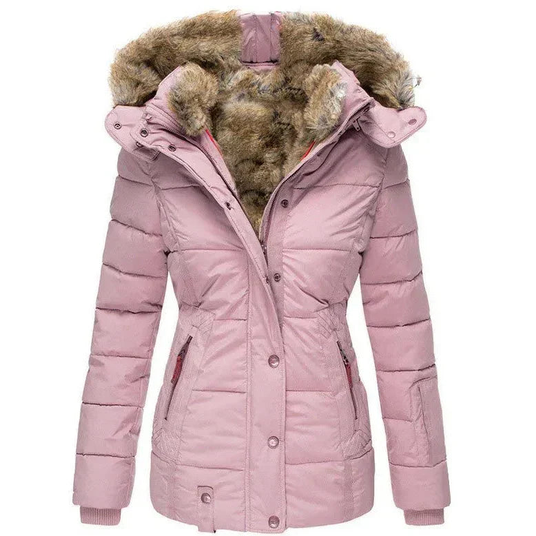 WW | Faux Fur Lined Winter Jacket for Women