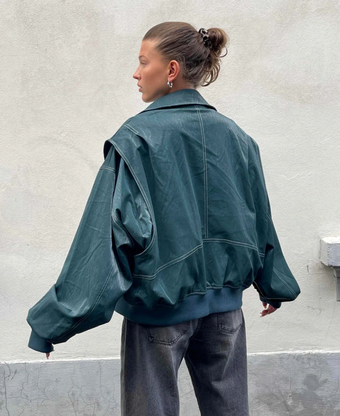 WW | BomberJacke Übergröße Zip up Herbstjacke Damenjacken