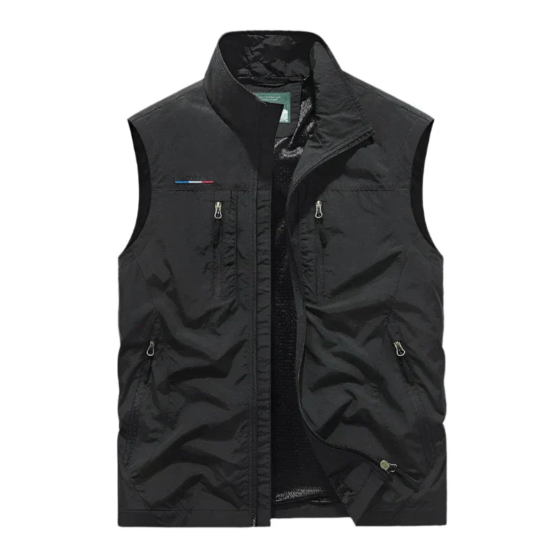 WW | Sleeveless Zipper Tactical Vest Men's Vest