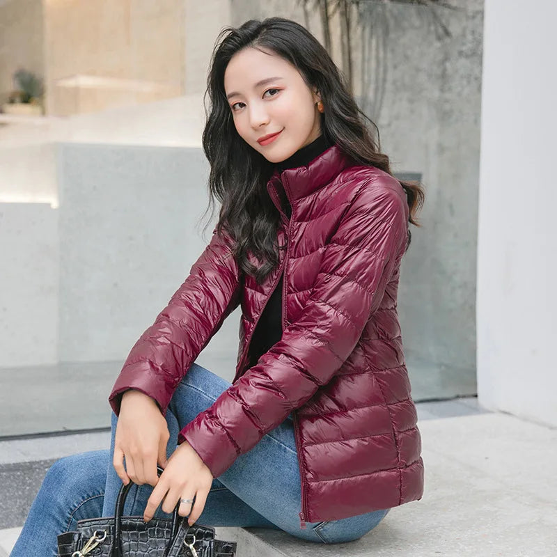 WW | Kurze Damenjacke - Puffer Coat für den Frühling