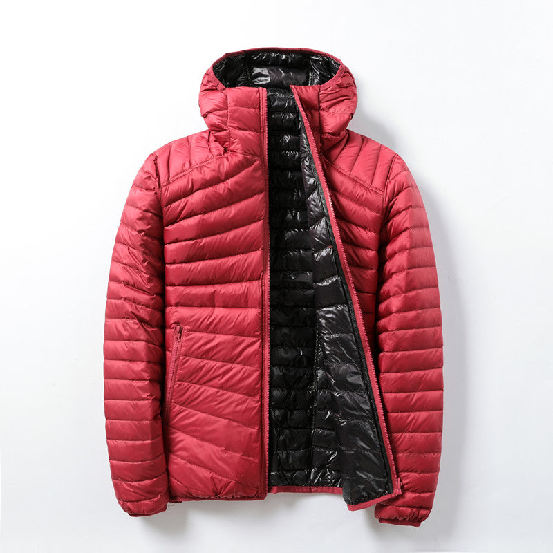 WW | Damen Leichtgewicht Wendbare Steppjacke mit Kapuze
