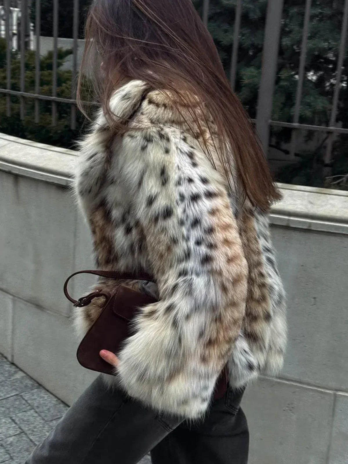 WW | Leopard Faux Fur Jacket